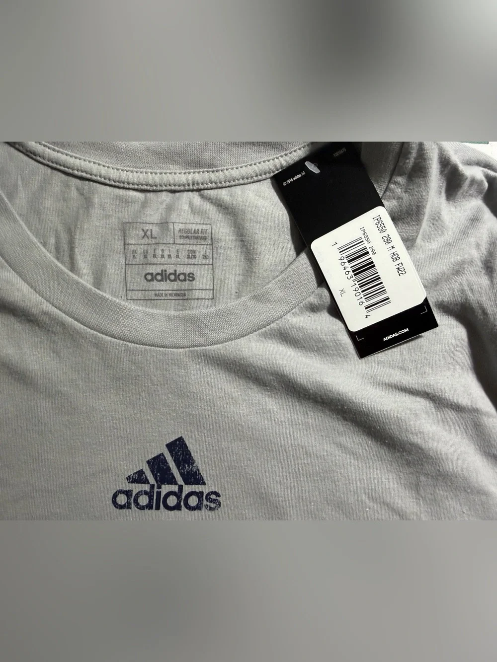 Adidas Argentina AFA Soccer T Shirt Men’s XL Gray Official Licensed NWT